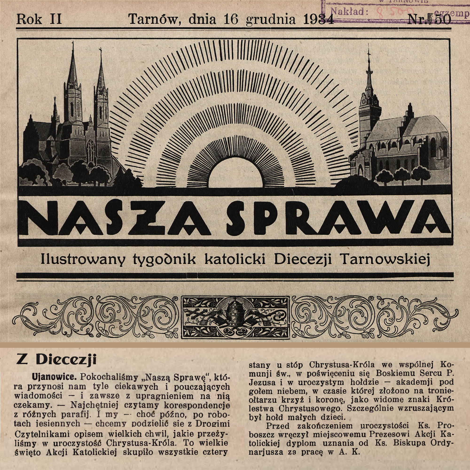 Wycinki z gazety Nasza Sprawa